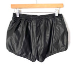 Adidas Leopard Print/Black Shorts- Size S