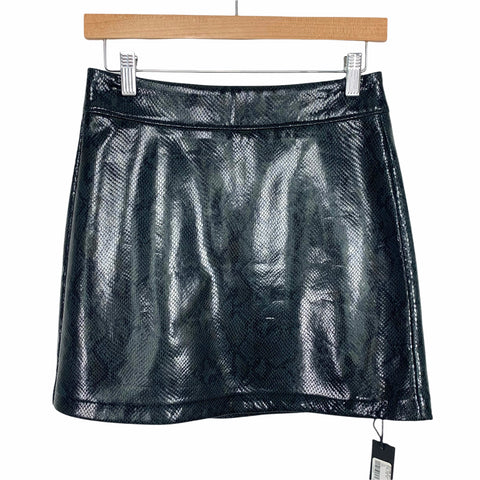 Blank NYC Animal Print Leather Skirt NWT- Size 25
