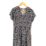 Karina Printed Leaf Midi Dress- Size M/L