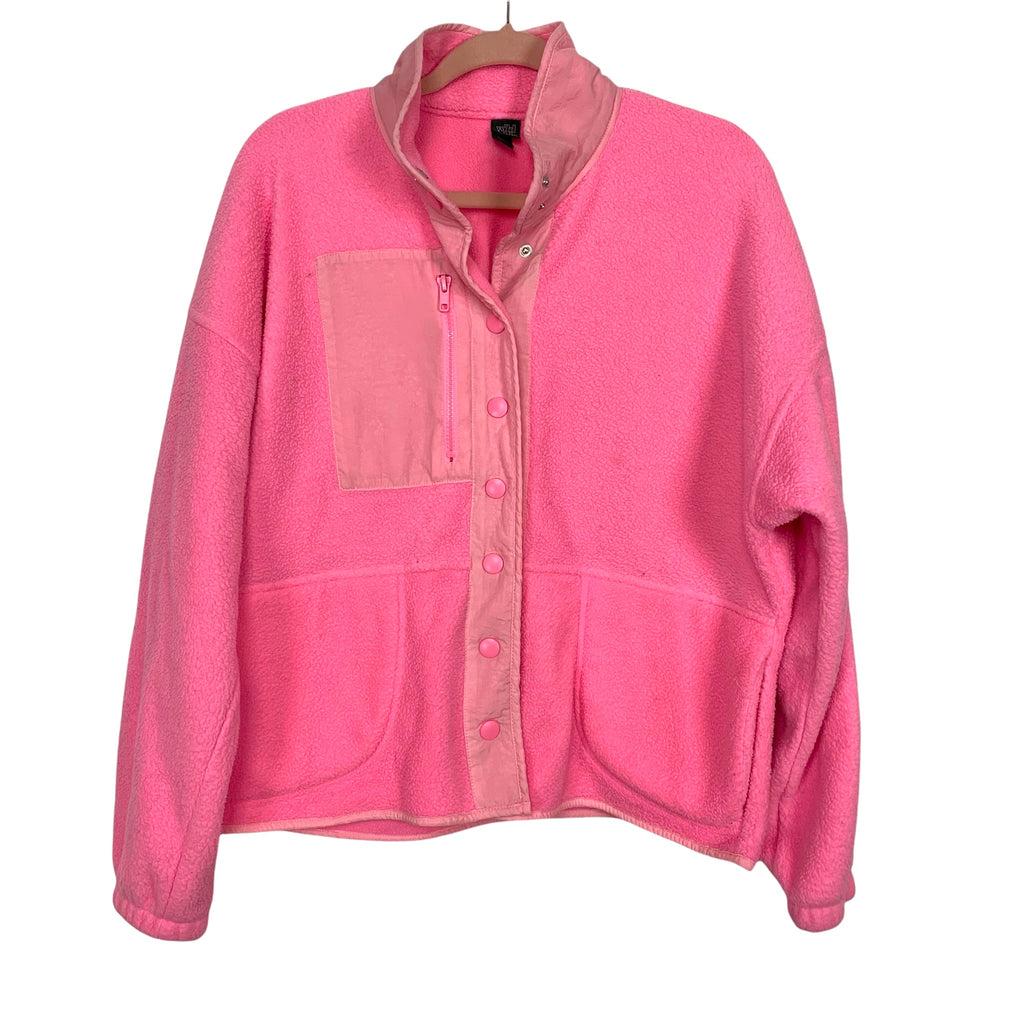 Wild fable pink hotsell sherpa jacket