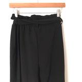 WAYF Black Paperbag Pants- Size XS (Inseam 25”)
