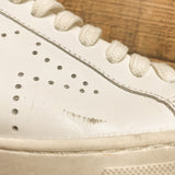 STEVEN New York White Leather and Suede Sneakers- Size 7 (see notes)