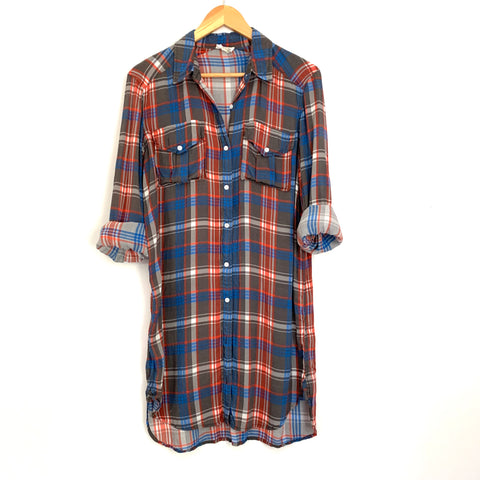 Wilfred Free Plaid Shirt Dress- Size XXS