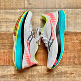 Saucony Endorphin Pro White/Neon Sneakers- Size 8 (GREAT CONDITION)
