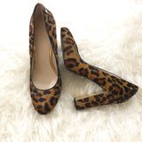 C Wonder Leopard Block Heel Pumps- Size 10