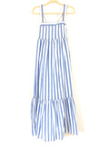English Factory Stripe Ruffle Maxi- Size S