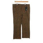 Kut From the Kloth Animal Print High Rise Kelsey Ankle Flare Jeans NWT- Size 14 (Inseam 26")