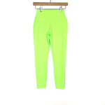 Alo Neon Green High Waisted Leggings- Size XS (Inseam 24")
