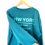 Wild Fable Green “New York” Cropped Sweatshirt- Size XXL (see notes)
