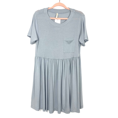 Wishlist Light Grey Pocket T-Shirt Dress NWT- Size S