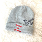 Switched for Christmas Grey Beanie AUTOGRAPHED