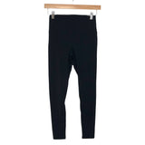 Savvi Solid Black Leggings- Size S