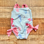 The Beaufort Bonnet Seahorse Print Swimsuit- Size 12-18M