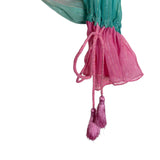 Rococo Sand Pink/Yellow/Blue Metallic Striped Dress- Size L (see notes, sold out online)