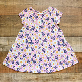 Hanna Anderson Pink Floral Pattern Dress- Size 3T (see notes)