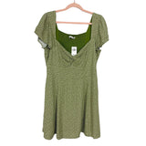 Abercrombie & Fitch Green Dot Fit To Flatter Dress NWT- Size XL