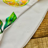 No Brand White Lemon Swim Bottom- Size M (We Have Matching Top- See Notes)