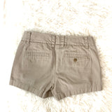 J Crew Chino Shorts in Khaki- Size 00