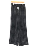 LOFT Black Paisley Palazzo Pants with Pockets NWT- Size XS