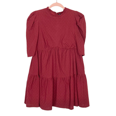 Very J Burgandy Hillary Dress NWT- Size S (sold out online)