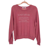 Project Social T Do Not Disturb Sweater NWT- Size S