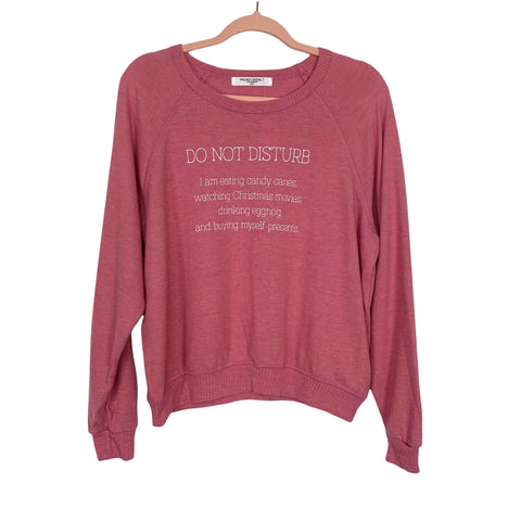 Project Social T Do Not Disturb Sweater NWT- Size S