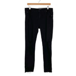 Amaryllis Black Ripped Knees and Raw Hem Jeans- Size XL (Inseam 30")