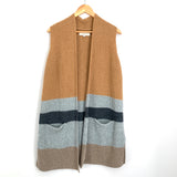 Loft Color-block Duster Sweater Vest- Size XS/S