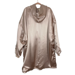 Kitsch Blush Satin Glazey Robe- One Size