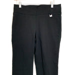 Rafaella Black Straight Leg Crop Stretch Pant- Size 6 (Inseam 23”)