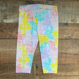 Cat & Jack Pink/Yellow/Green/Lavender Tie Dye Leggings- Size XS (4-5)