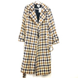 ASOS Check Wool Blend Belted Coat NWT- Size 10 (sold out online)