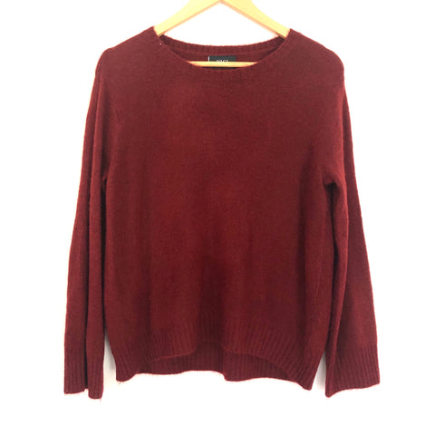 Vici Wine Wool-like Sweater- Size S