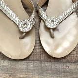 Jack Rogers Gold Sandals- Size ~7 (See Notes)