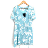 Le Lis Light Blue Button Up Dress NWT- Size S