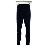 Alo Black High Waist Ripped Leggings- Size S (Inseam 29”)