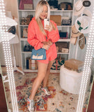 Lovers + Friends Hooded Cropped Sweatshirt NWT- Size M (we have matching shorts)