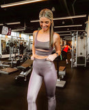 Alo Yoga Bronze Split Sports Bra- Size S