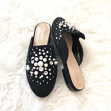 Boohoo Pearl Mules- Size 38