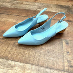 ASOS Blue Slingback Ball Heel Sandals- Size 6 (fit like an 8)