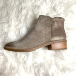 Comfortiva Grey Ankle Bootie with Shimmer Panel NWT- Size 6