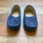 Janie & Jack Blue Suede Loafers- Size ~9 (Brand New Condition, see notes)