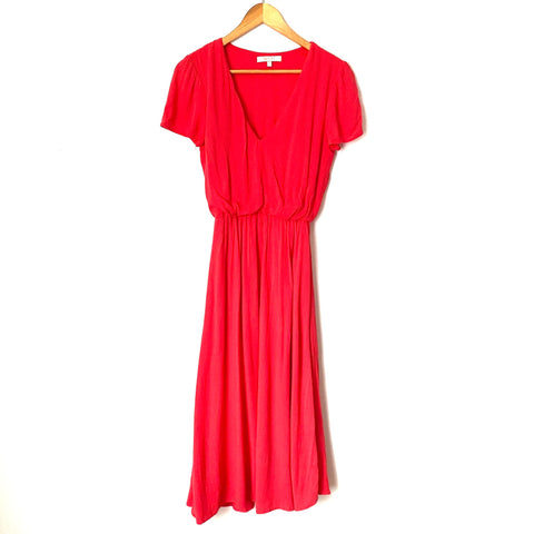 WAYF V Neck Midi Dress- Size XS