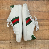 Pre-Owned Authentic Gucci Women's Ace Leather Sneakers- Size 36.5 (US 6.5)