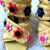 Kat Maconie Mia Heels in Yellow (See notes)- Size 6