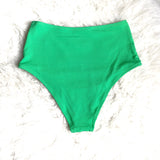 Aerie Green High Cut Cheeky Bikini Bottoms- Size S