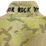 One Teaspoon Camo Pray for Rock 'N' Roll Embroidered Collar Denim Jacket NWT- Size XS (sold out online)