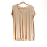 Blair Maxwell Solid Peach Top- Size M/L