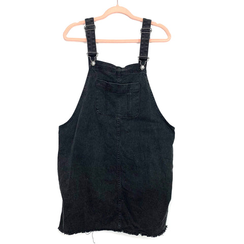 Wild Fable Black Denim Overall Dress- Size L