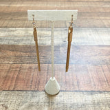 Guess Gold Plated Tassel Earrings